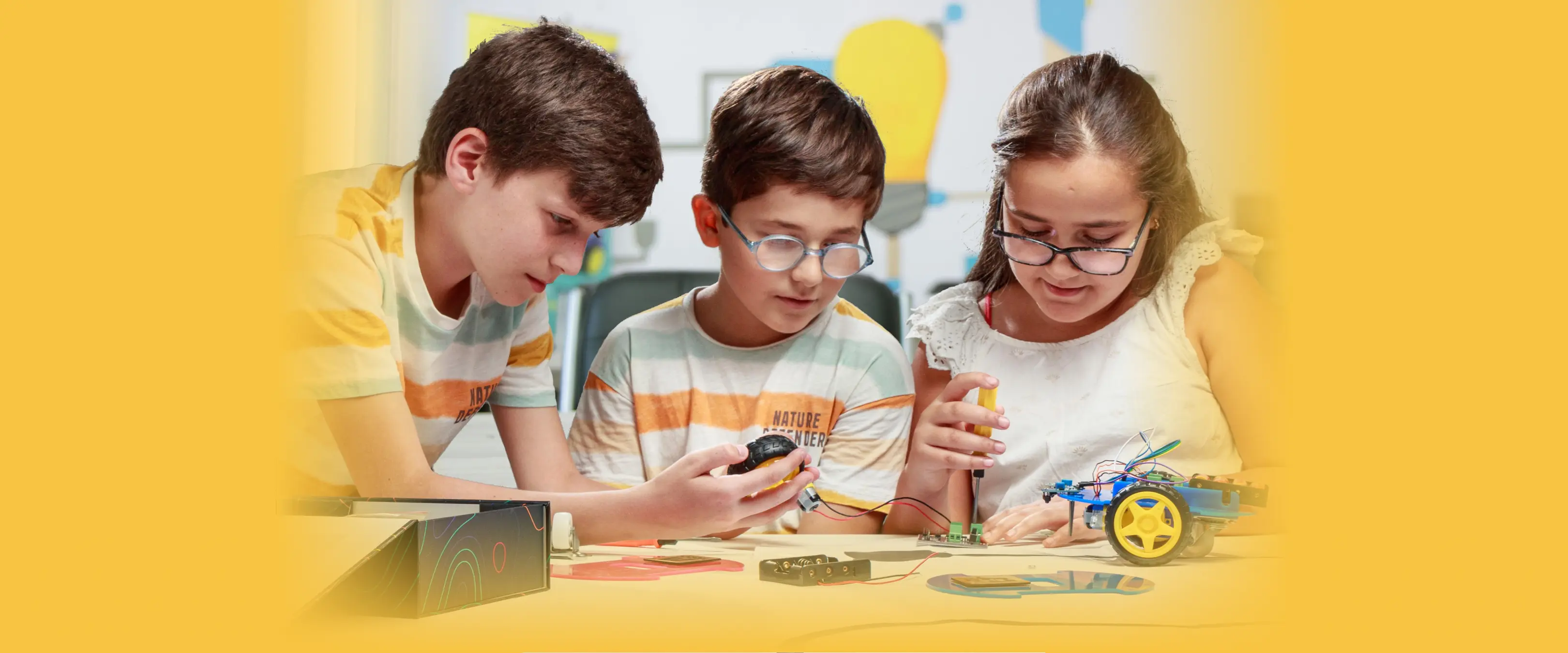 Children Learning Banner